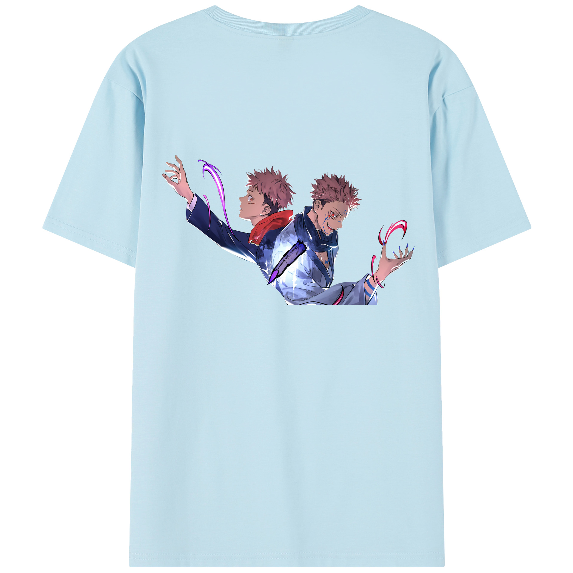 （画像用） 呪術廻戦 Jujutsu Kaisen 綿100％半袖Tシャツ（背面プリント）